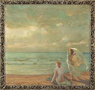 František Šimon Tavík (1877 – 1942) - Dívky na pláži