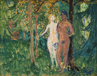 Jan Preisler (1872 – 1918) - Adam a Eva (Studie)