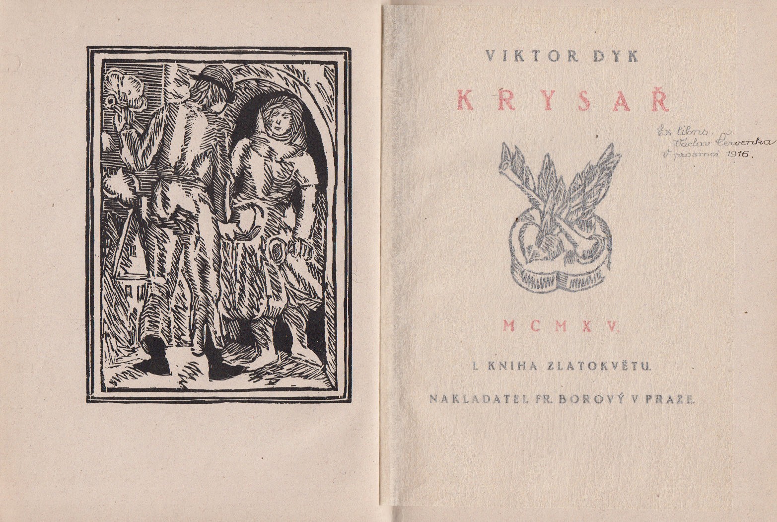 František Kysela  (1881 - 1941) - Viktor Dyk: Krysař