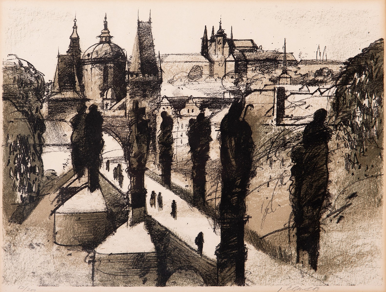 Jaroslav  Chudomel (1929 - 2016) - Karlův most