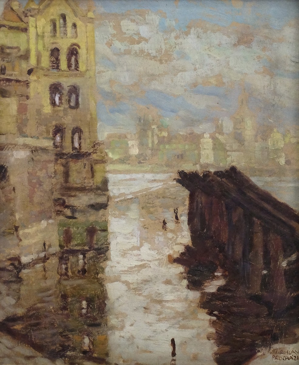 Jaroslav Procházka (1866 - 1949) - Pohled od Sovových mlýnů
