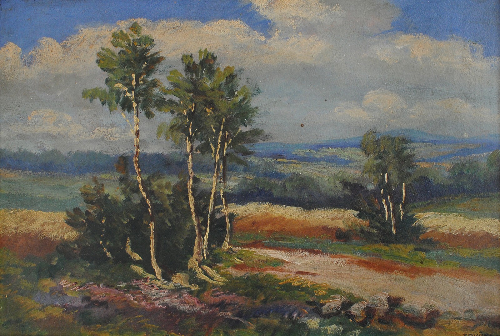 František Zavřel (1891 - ?) - Letní krajina