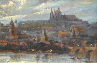 Emanuel Knížek (1889 - 1959) - Pražský hrad