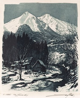 Josef Vaic (1884 - 1961) - Tatry - Ždiarska vidla