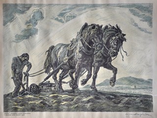 František Hoplíček (1890 - 1946) - Oráč