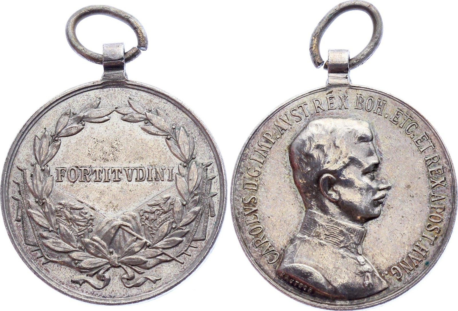 Austro-Hungary Bravery Medal WWI "Fortitvdini"