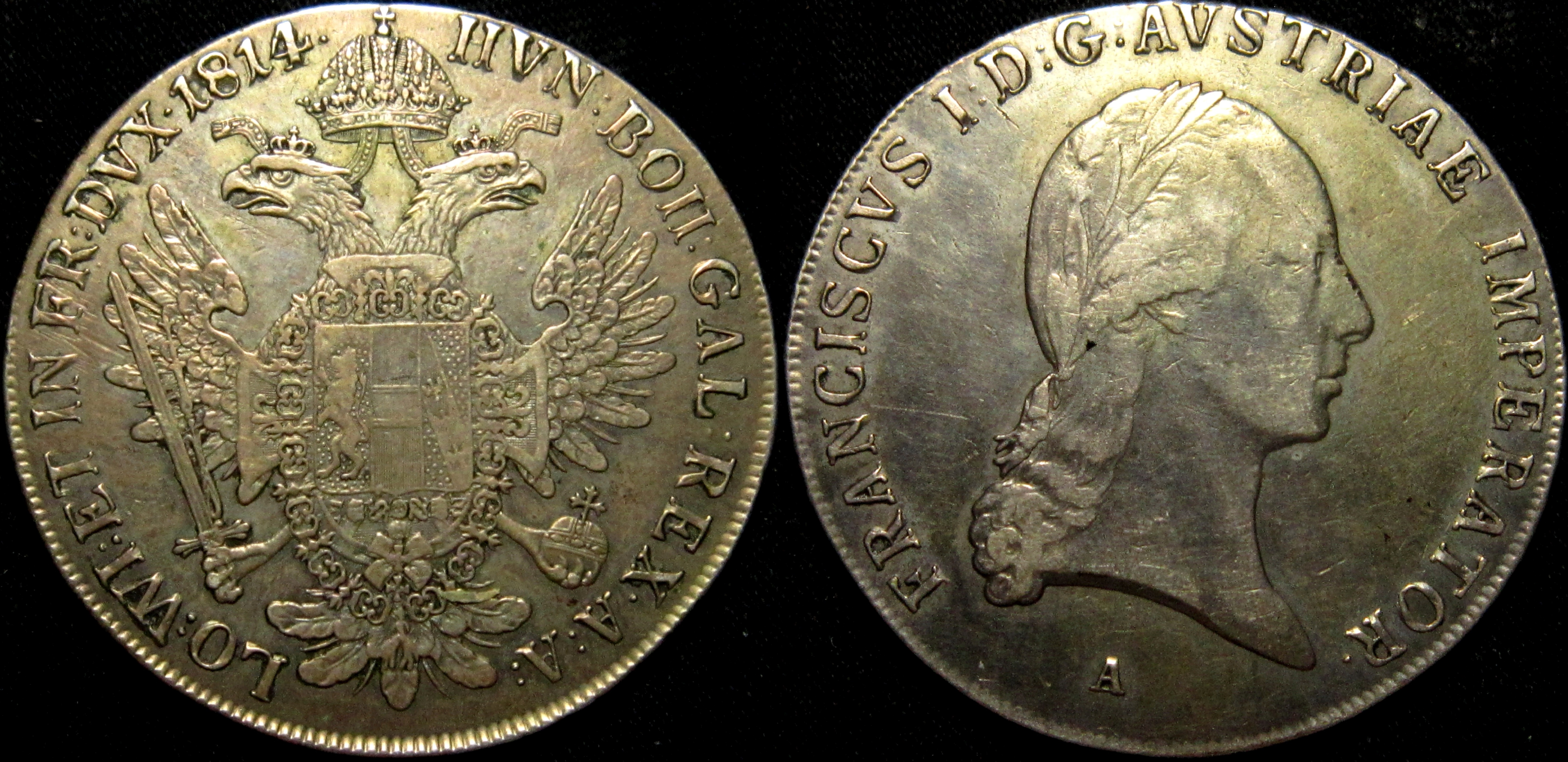 Austria 1 Thaler 1814 A