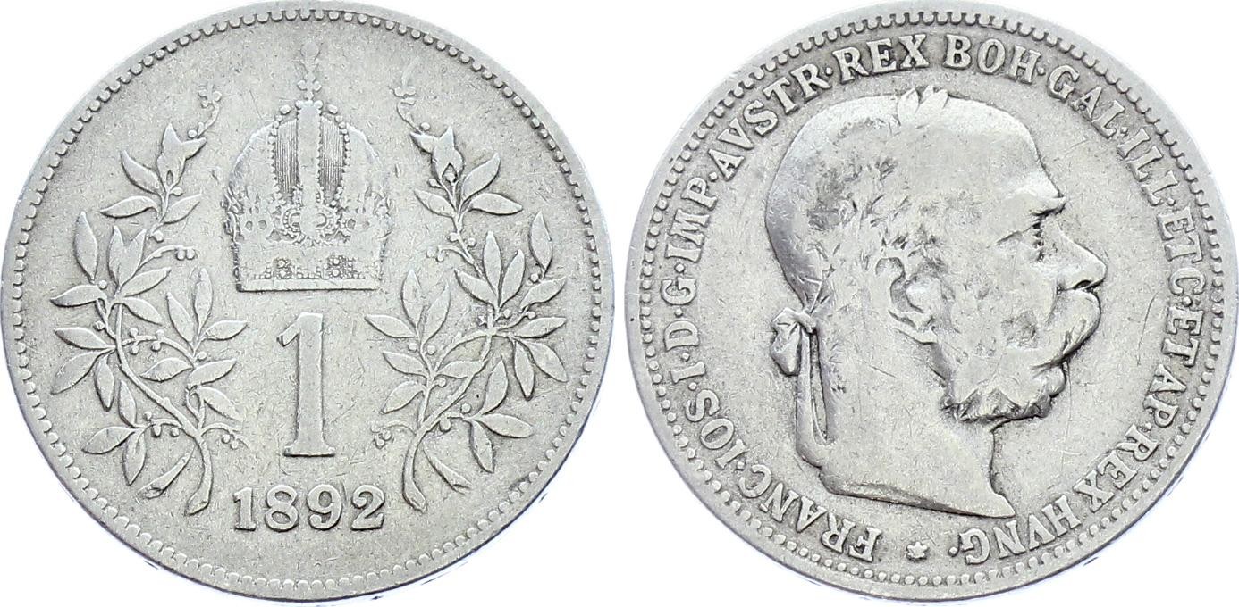 Austria 1 Corona 1892
