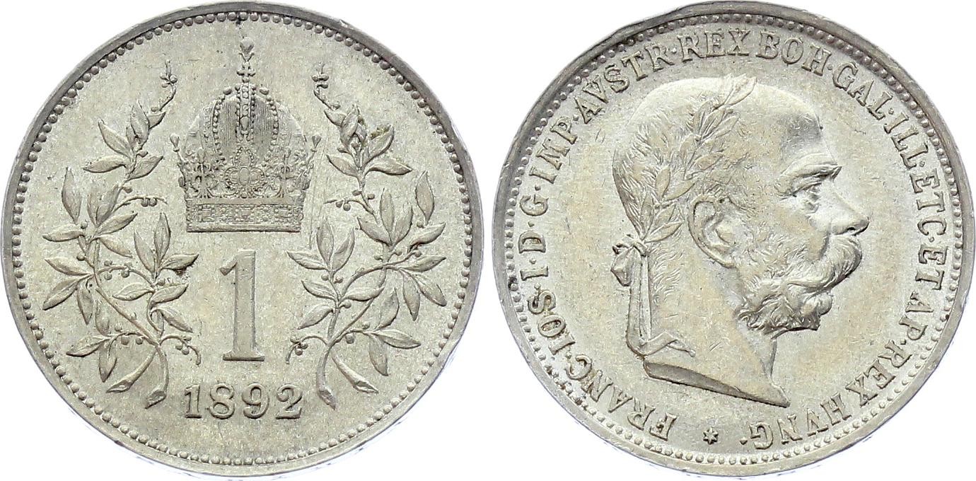 Austria 1 Corona 1892 RARE