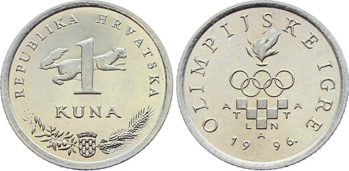 Croatia 1 Kuna 1996