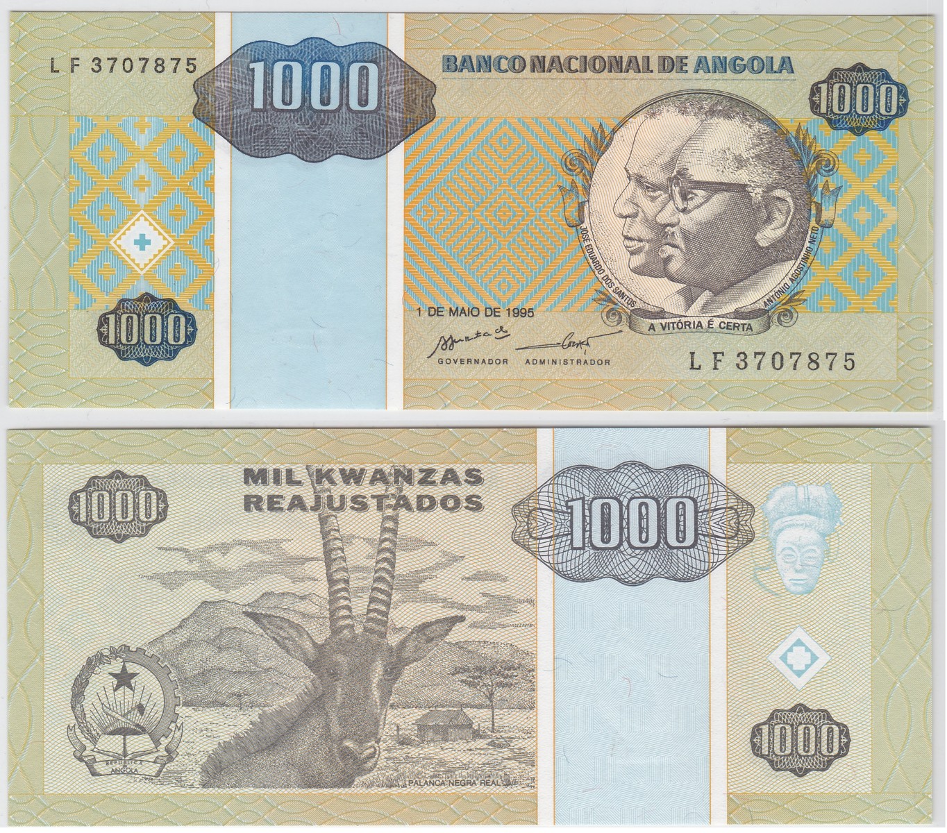 Angola 1000 Kwanzas 1995