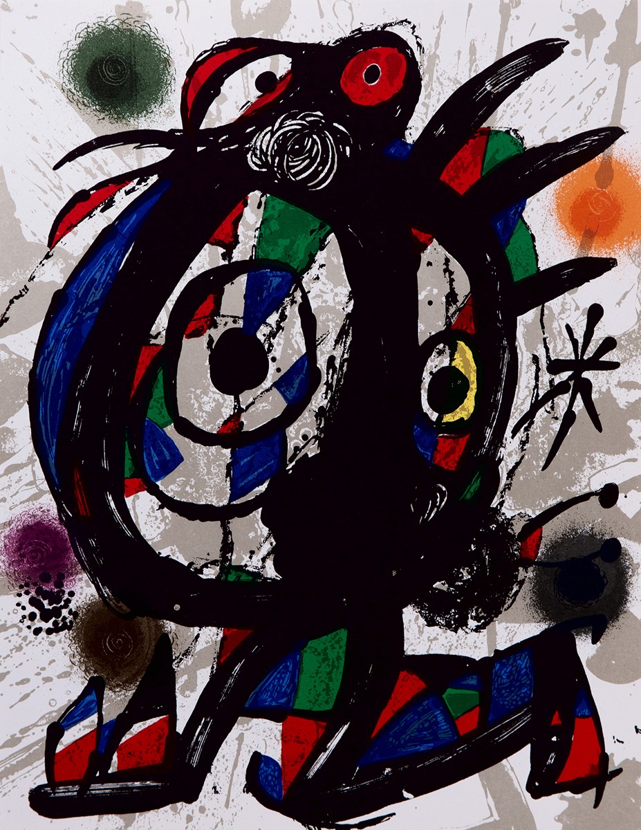 Joan Miró (1893 - 1983) - Bez názvu (z Litographe III)