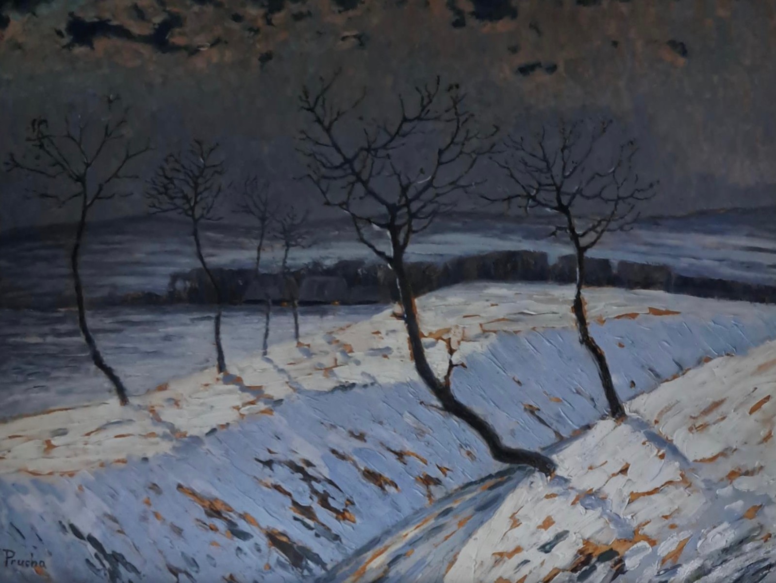 Jindřich Prucha (1886 - 1914) - Zimní nálada u Lichnice