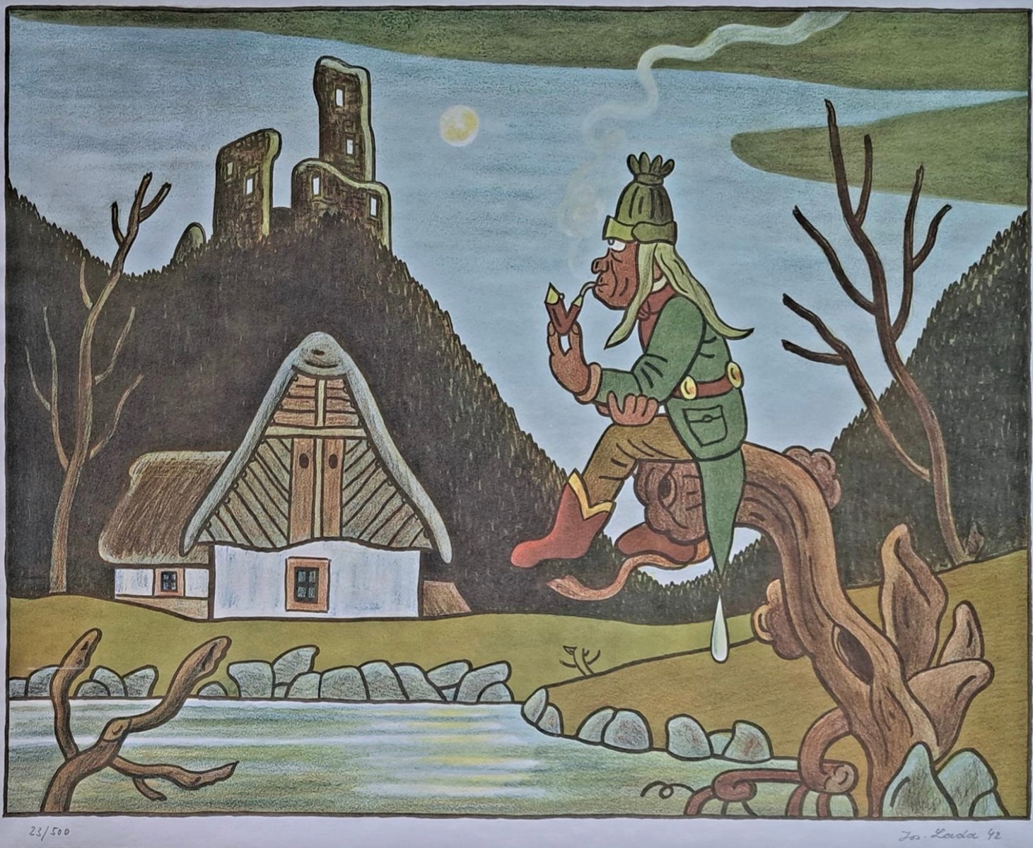 Josef Lada (1887 - 1957) - Vodník