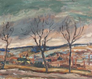 Jaroslav Hudec (1910 - 1995) - Pohled na město