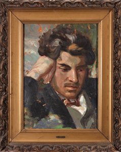 Jan Kojan (1886 - 1951) - Portrét mladého muže
