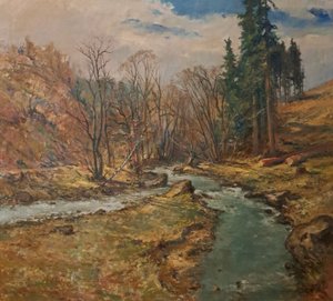 Arkadi Solovjev (1902 - 1948) - Česká krajina I Galerijní formát