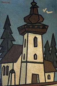Vladimír Jandejsek (1923) - U kostela