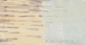 Antonie Brandeisová (1848 - 1926) - Benátky