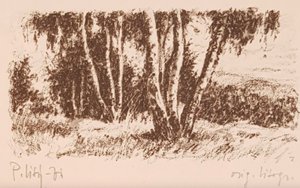 Václav Sivko (1923 - 1974) - Šibenice a P. Lisý - Krajina