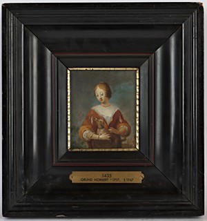Norbert Grund (1717 - 1767) - Dívka se psem