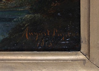 August Bedřich Piepenhagen (1791 - 1868) - V noci na jezeře
