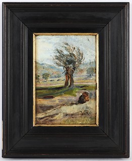 Hanuš Schwaiger (1854 - 1912) - Stará vrba u Hustopeč