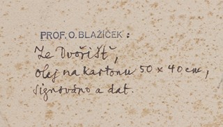 Oldřich Blažíček (1887 - 1953) - Ze Dvořišť