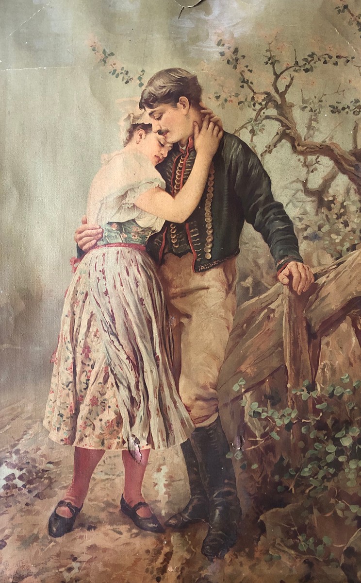 Adolf Liebscher (1857 - 1919) - Milenci