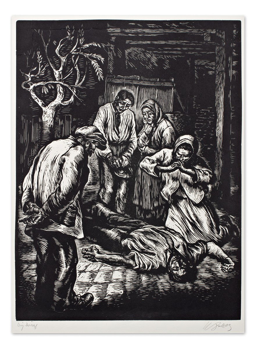 Zvelebil Kamil (1888-1952) - U mrtvého (velký list)