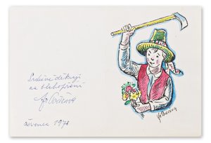 Podešva František (1893-1979) - Konvolut 11 kusů PF (1971-1981)