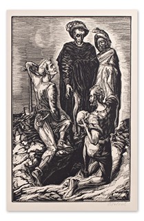 Polášek Viktor (1911-1989) - Konvolut 2 dřevorytů a 1 litografie na papíře