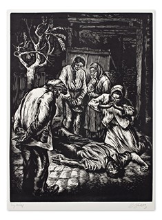 Zvelebil Kamil (1888-1952) - U mrtvého (velký list)