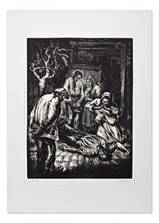 Zvelebil Kamil (1888-1952) - U mrtvého (velký list)