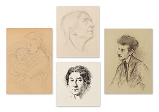 Emingerová Helena (1858-1943) - Konvolut 4 kreseb