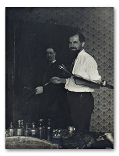 Zahel Adolf - Vlastnoručně psaný dopis s podpisem a dvě fotografie