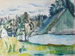Miloslav Holý (1897 - 1974) - Za chalupou
