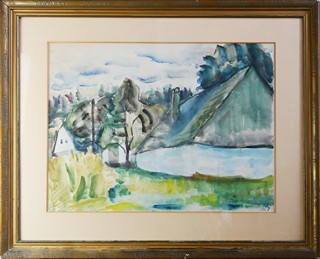 Miloslav Holý (1897 - 1974) - Za chalupou