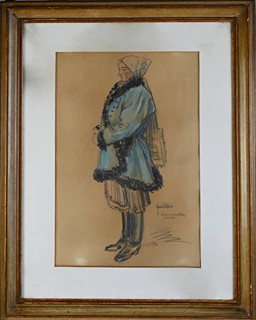 František Podešva (1893-1979) - Děvče v mentlíku z Velké