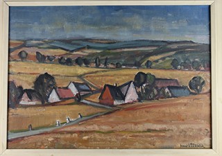 František Vít Blažek (1904-1966) - Krajina v podkrkonoší