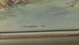 Josef Vondráček (1906-1983) - Na podzim u Přelouče