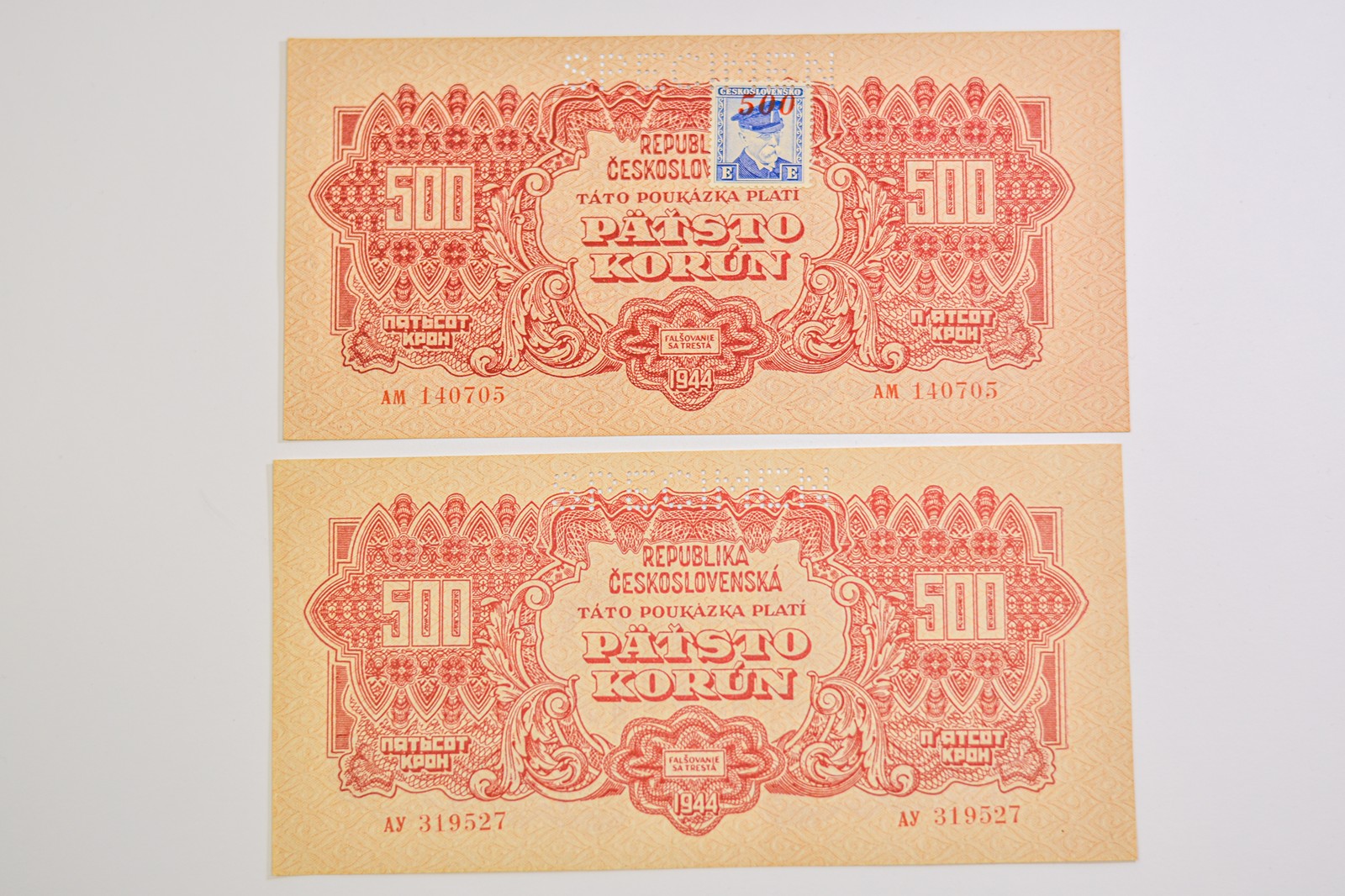 St. Československé bankovky 2ks