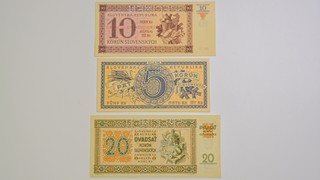 St. Slovenské bankovky 3ks