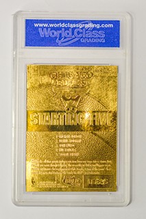 Karta s podpisem Michael Jordan 1996, 23kt zlato