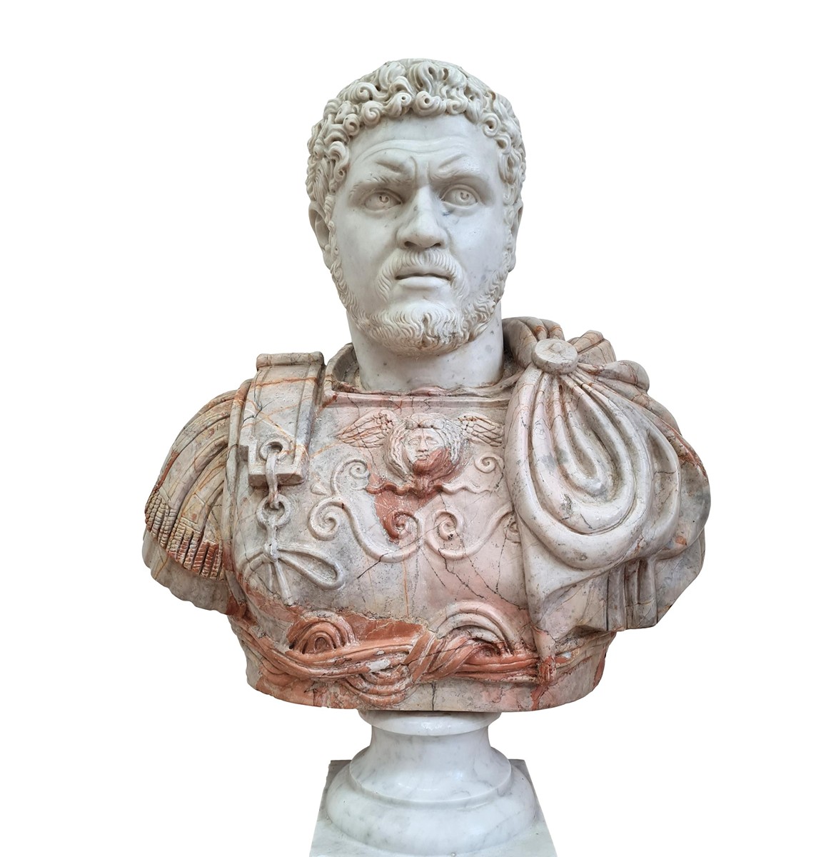 Mramorová busta římského císaře Caracally