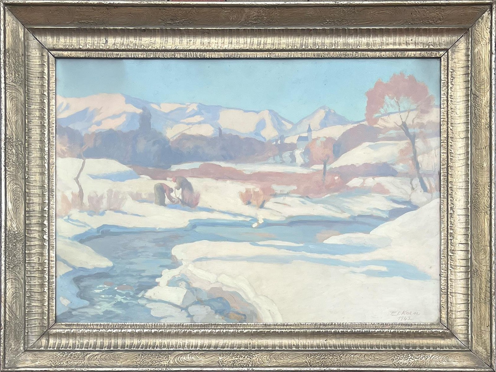 Petr Julius Kern (1881 - 1963) - Zimná krajina