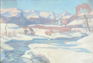 Petr Julius Kern (1881 - 1963) - Zimná krajina