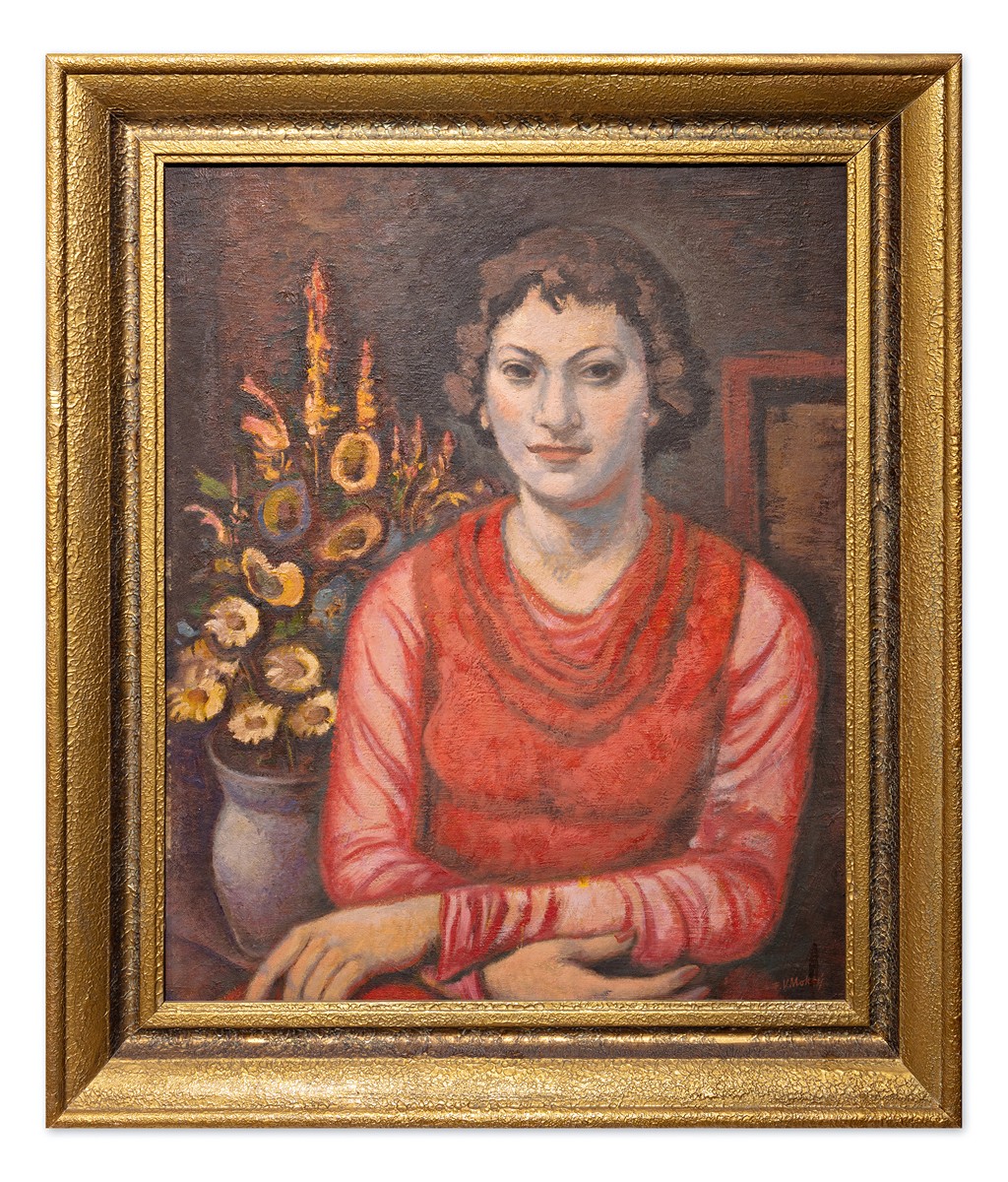 František Viktor Mokrý (1892-1975) - Portrét ženy