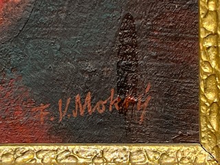 František Viktor Mokrý (1892-1975) - Portrét ženy
