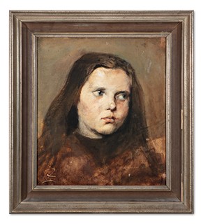 František Ženíšek (1849-1916) - Studie dívky